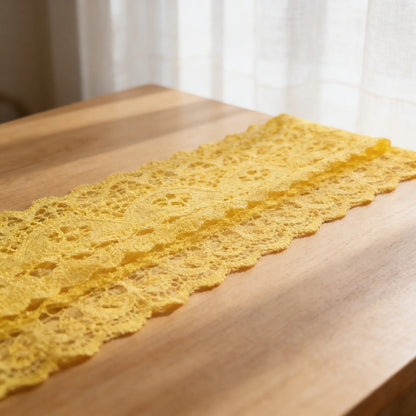 Encaje De Tira O Para Rasgar Varios Colores (1 M) Amarillo