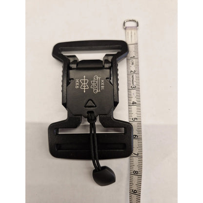 Hebilla Mochila Magnética Táctica De Acetal 1 1/2 PLG 38mm Negro