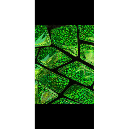 Tela Premium De Terciopelo Con Espejo Vestuario Circo (5m) Verde Holografico Terciopelo Espejo