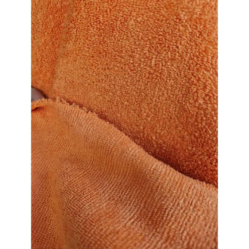 Tela Toalla Microfibra  Alta Absorción Multiusos (2 Mts) Naranja Microfibra