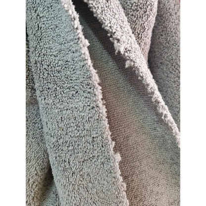 Tela Toalla Microfibra  Alta Absorción Multiusos (2 Mts) Gris Microfibra