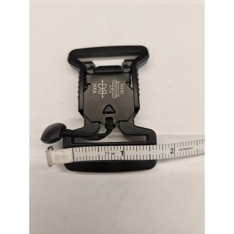 Hebilla Mochila Magnética Táctica De Acetal 1 1/2 PLG 38mm Negro